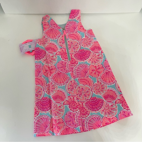 TOMMY BAHAMA Girls Shift Dress With Hair Clip In Pink Agate Color- Reemoly - Picture 14 of 14